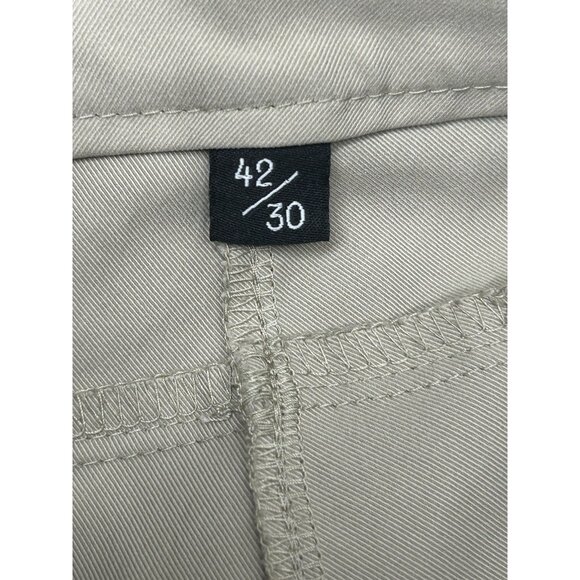 Public Rec Pants Mens 42x30 Dealmaker Workday 2.0 Khaki/Beige Five Pocket Chino - Picture 4 of 10
